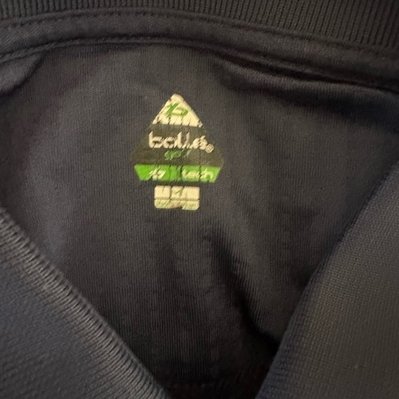 Men’s bolle size L large blue polo golf shirt - Picture 2 of 3